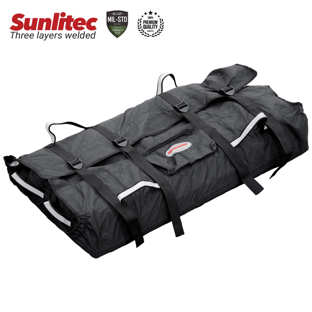 Floor Board Carrying Bag for Inflatable Boat 4 Ways Reflective